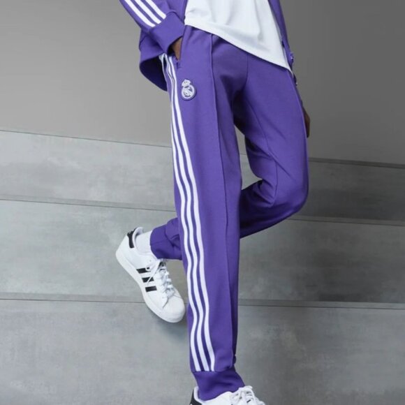 NWT Adidas Originals Real Madrid Terrace Icons Track Pants Mens Size M JF2579 - Picture 1 of 8